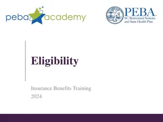 PEBA Insurance Eligibility and Benefits Overview
