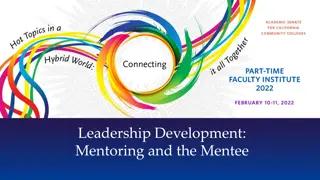 Navigating Leadership Development and Mentoring in Higher Education