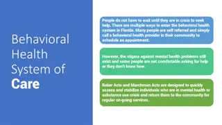 Behavioral Health System in Florida: Access and Support Overview