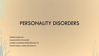 Understanding Personality Disorders with Dr. Farrukh Hashmi, MD