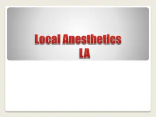 Understanding Local Anesthetics: Mechanism, Characteristics, and Pharmacokinetics
