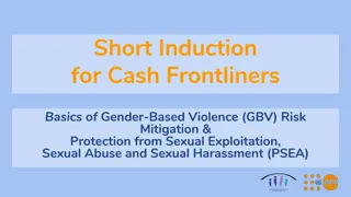 Cash Frontliners: GBV Risk Mitigation & PSEA Induction
