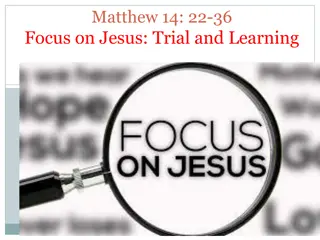 Lessons from Peter's Encounter with Jesus in Matthew 14:22-36