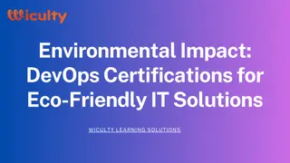 Environmental Impact DevOps Certifications for Eco-Friendly IT Solutions