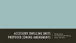 Proposed Zoning Amendments for Accessory Dwelling Units
