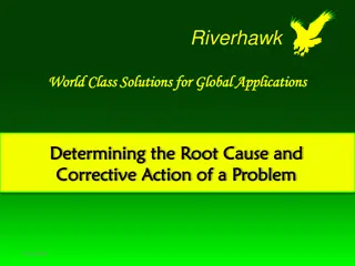 Effective Root Cause Analysis for Problem Resolution