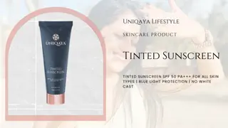 Uniqaya Tinted Sunscreen SPF 50 | Shop Online