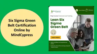 Six Sigma Green Belt Certification Online by MindCypress