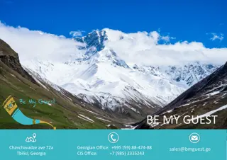 Explore Georgia with BE MY GUEST in Tbilisi and Kakheti