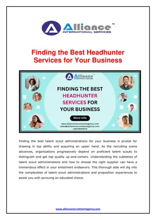 Finding the Best Headhunter Services for Your Business