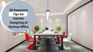 20 Awesome Tips for Interior Designing of Startup Office