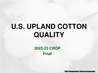 Upland Cotton Quality Trends and Analysis 2022-23