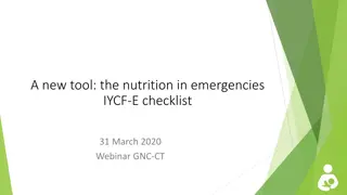 Supporting Optimal Nutrition Practices during Emergencies: IYCF-E and COVID-19 Technical Brief