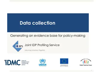 Importance of Data Collection in Policy-Making for IDP Profiling