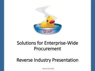 SEWP Program Management Office Roles