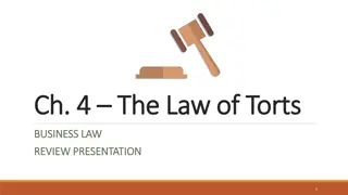 Understanding the Basics of Torts in Business Law