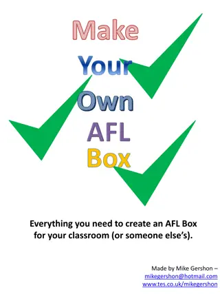 Create Your AFL Box for Effective Classroom Assessment