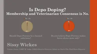 Debate on the Use of Depo-Provera in Horse Shows