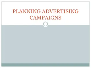 Advertising Campaign Planning and Execution