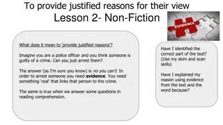 Providing Justified Reasons in Reading Comprehension