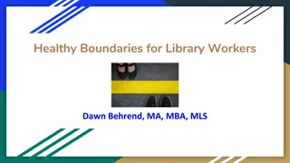 Healthy Boundaries for Library Workers
