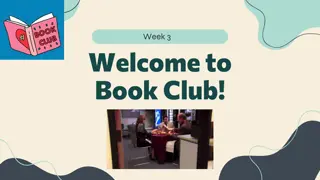 Week 3 Book Club: Characters, Discussions, and Reflections