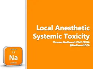 Local Anesthetic Systemic Toxicity in Anesthesia Practice