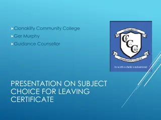 Guidance on Choosing Leaving Certificate Subjects for Academic and Career Success