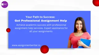 Your Path to Success:  Get Professional Assignment Help