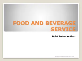 Food and Beverage Service: Table Setting and Appointment Essentials