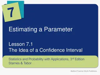 Confidence Intervals in Statistics