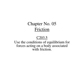 Frictional Forces and Equilibrium Principles in Physics