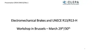 Advancements in Electromechanical Brakes for Vehicles Presented at Workshop in Brussels