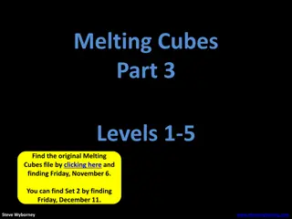 Interactive Math Activity: Melting Cubes Levels 1-5