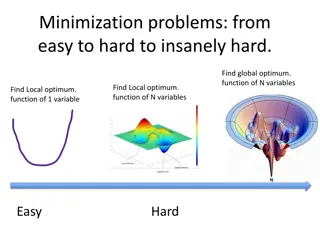 Optimization Techniques for Minimization Problems