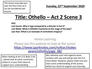 Analyzing Iago's Manipulation in Othello Act 2 Scene 3