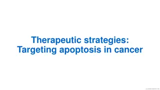 Therapeutic Strategies Targeting Apoptosis in Cancer