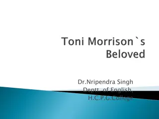 Understanding Toni Morrison's Beloved: An Exploration of Slavery's Legacy