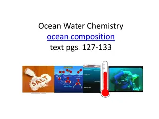 Ocean Water Chemistry: Salinity, Saltiest Body of Water, and Gases