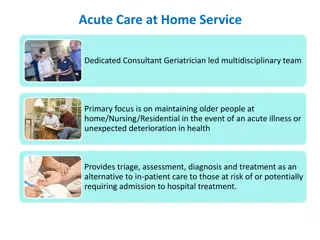 Comprehensive Acute Care at Home Service for Older Adults