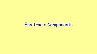 Electronic Components and Input/Output Devices