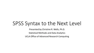 Mastering SPSS Syntax for Advanced Data Analysis