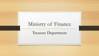 Overview of Ministry of Finance Treasury Department Functions