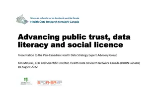 Advancing Public Trust in Health Data: A Presentation to Experts