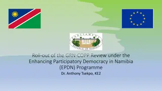Enhancing Participatory Democracy in Namibia: EPDN Programme Review