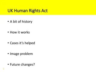 Understanding the UK Human Rights Act: History, Impact, and Future Changes