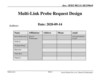 Design Considerations for Multi-Link Probe Requests in IEEE 802.11-20