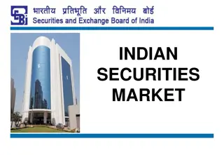 Overview of Indian Securities Market and SEBI