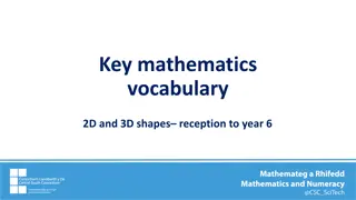 Mastering 2D and 3D Shapes Vocabulary from Reception to Year 5