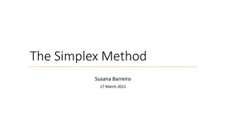 Understanding The Simplex Method for Linear Programming